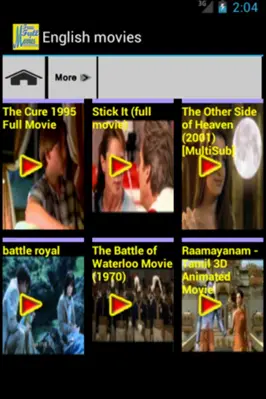 Free Full Movies android App screenshot 1