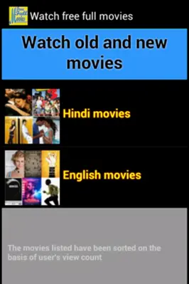 Free Full Movies android App screenshot 2